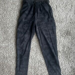Black Camouflage Jogger Pants